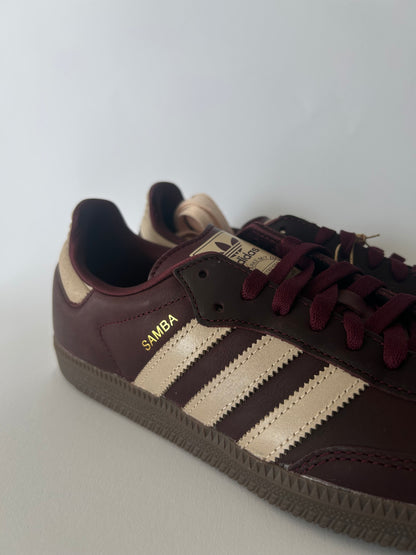 Adidas Samba OG Maroon Crystal Sand