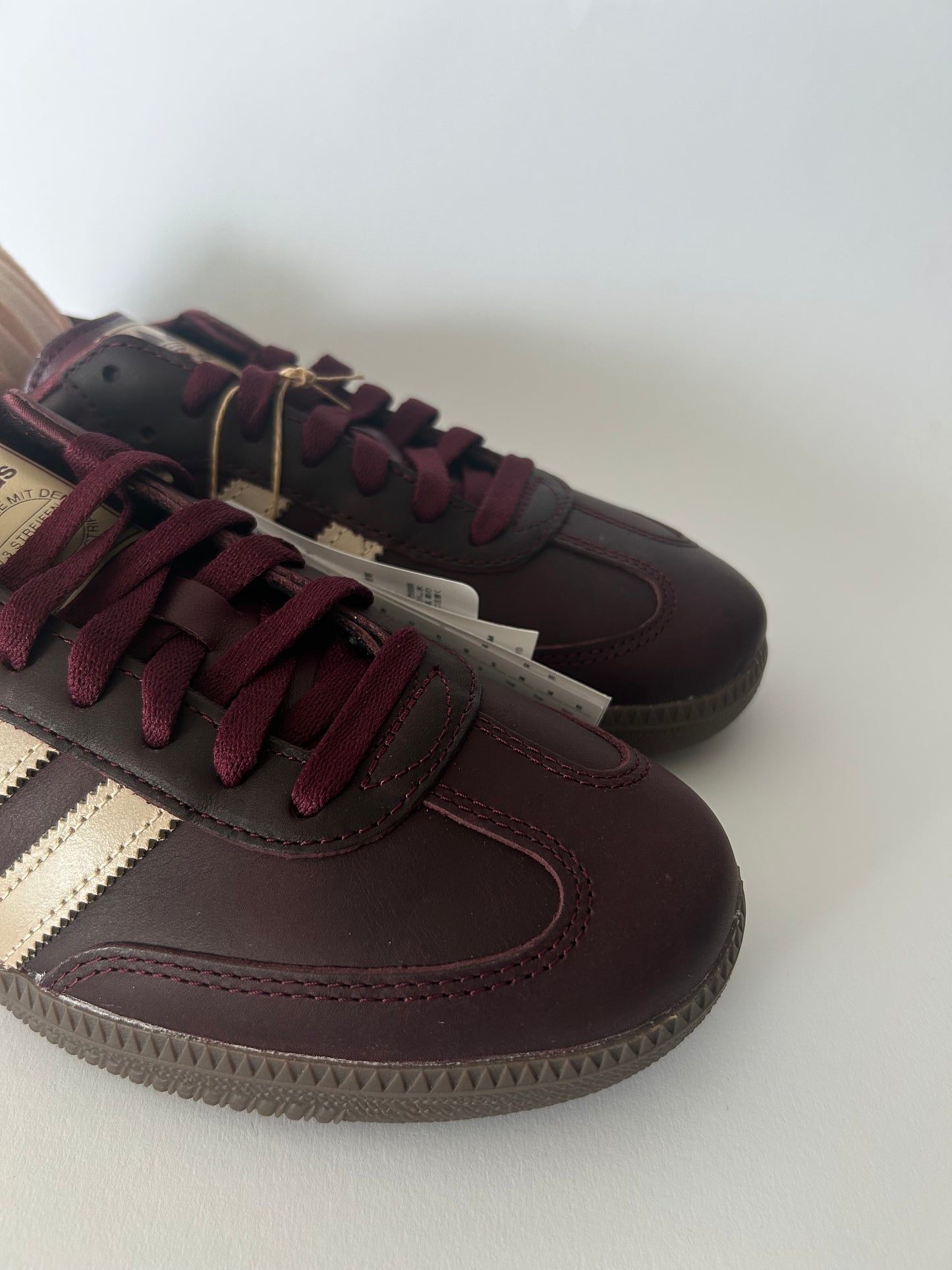 Adidas Samba OG Maroon Crystal Sand