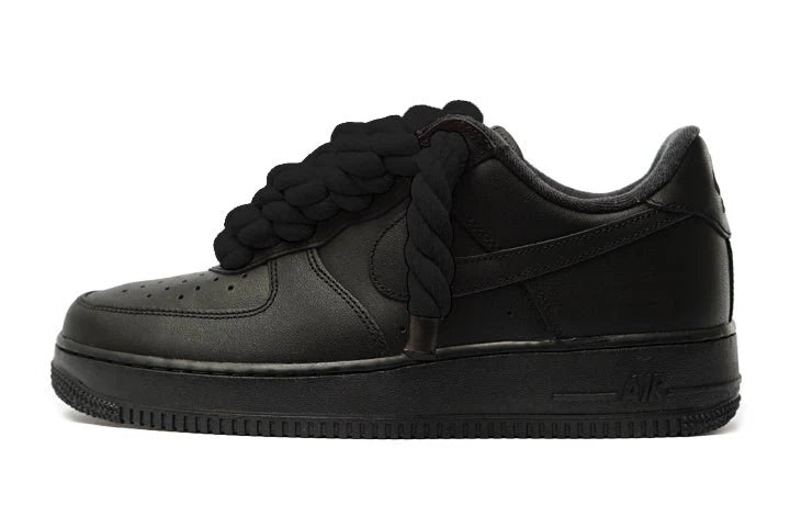 Nike Air Force 1 Low ´07 Black Rope Laces