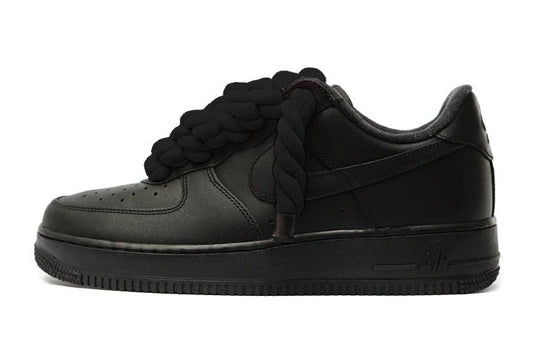 Nike Air Force 1 Low ´07 Black Rope Laces